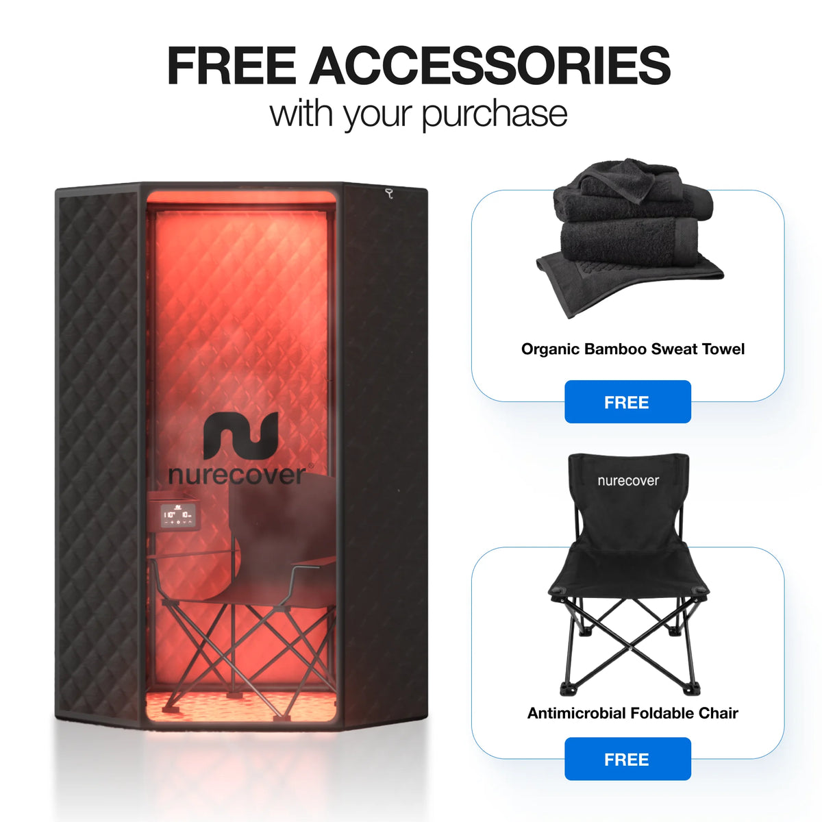 SaunaPro® - 20-Minute Detox for Health, Sleep & Stress - nurecover